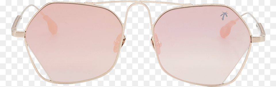 Lbc In Rose Gold Mirror Glasses, Accessories, Sunglasses Png