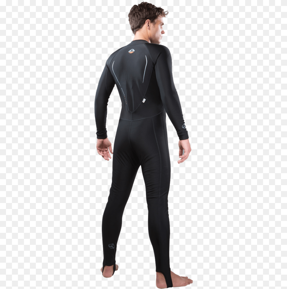 Lc Pt Fullsuit Frontzip Back Web Copy Copy Diver Suit Back, Clothing, Spandex, Sleeve, Long Sleeve Png