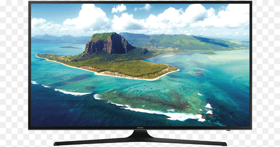 Lcd Tv Samsung, Water, Sea, Screen, Outdoors Free Png Download