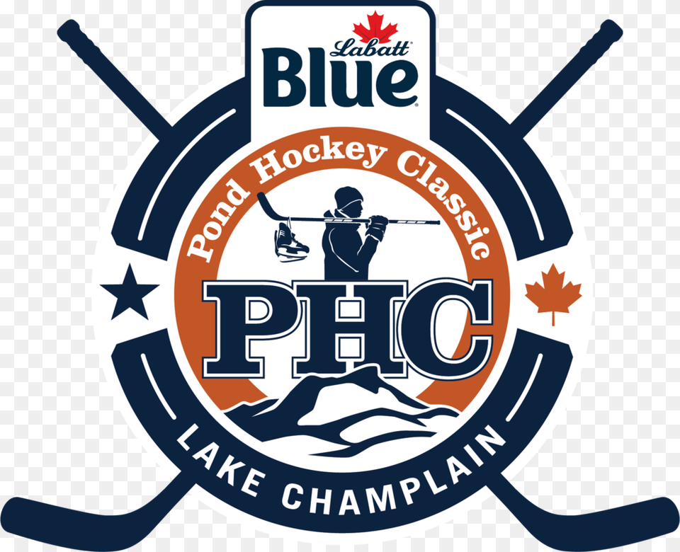 Lcphc Logo Labatt Pond Hockey Classic, Person, Emblem, Symbol, Ammunition Png Image