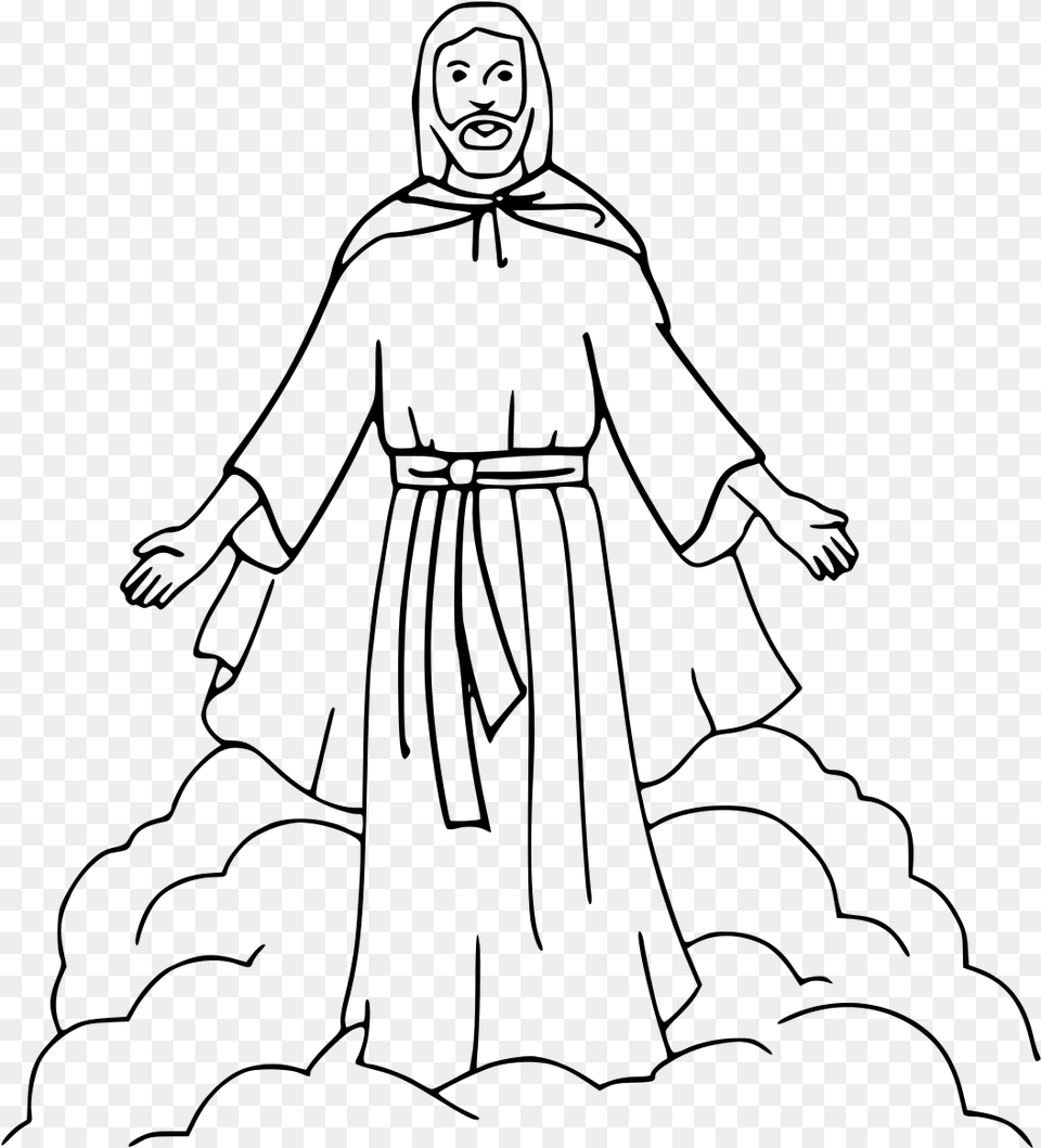 Lds Clipart Jesus Christ, Gray Png