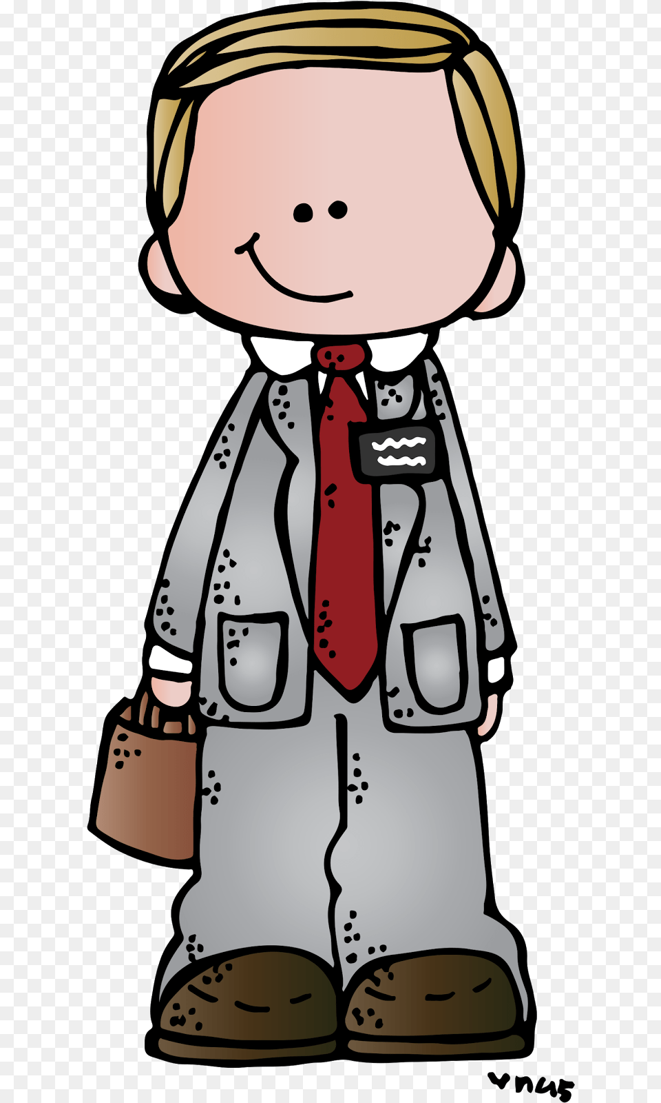 Lds Missionary Cartoon Transparent Lds Missionary Cartoon, Accessories, Formal Wear, Tie, Book Png
