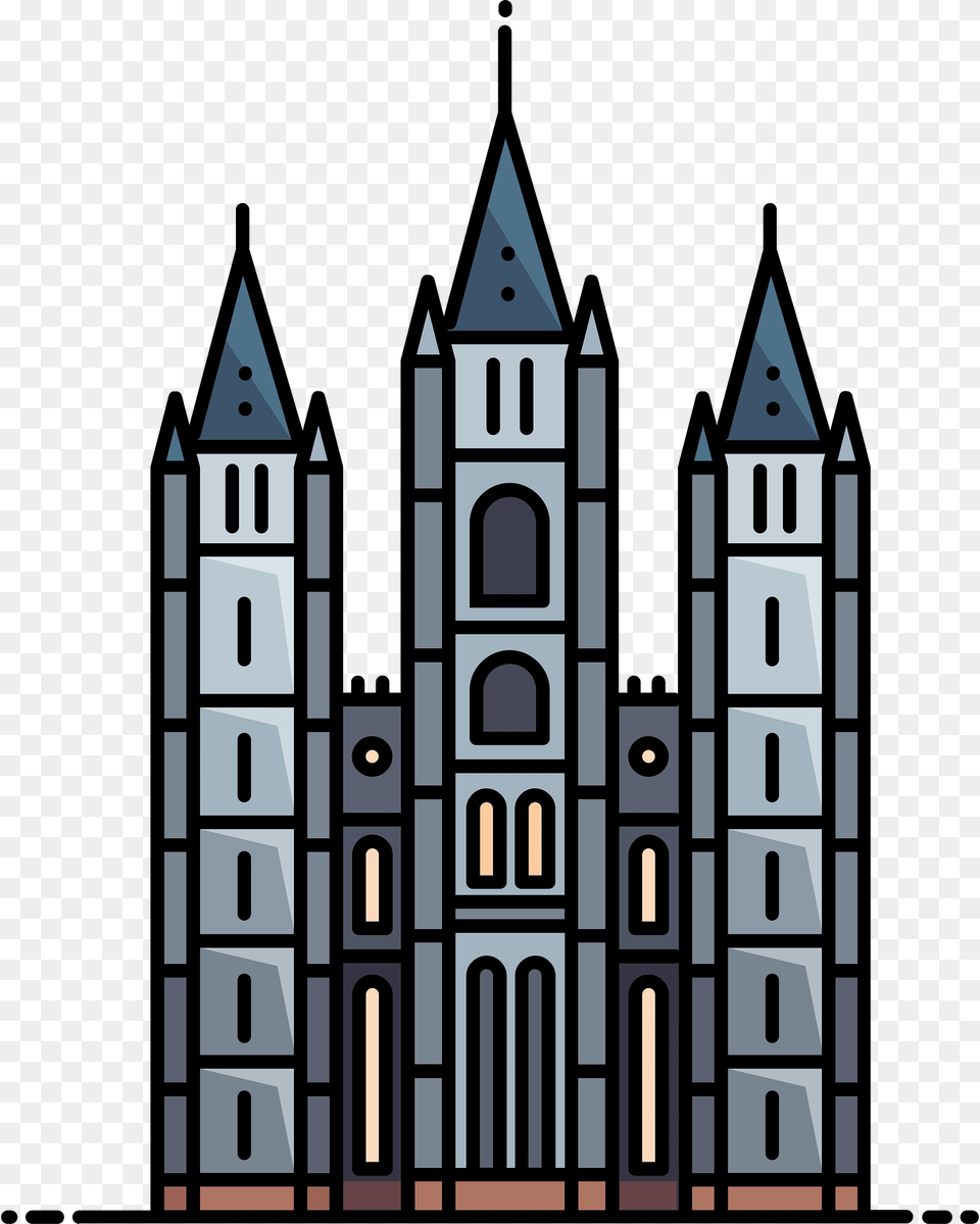 Lds Temple Clipart, Architecture, Bell Tower, Building, Cathedral Free Png Download