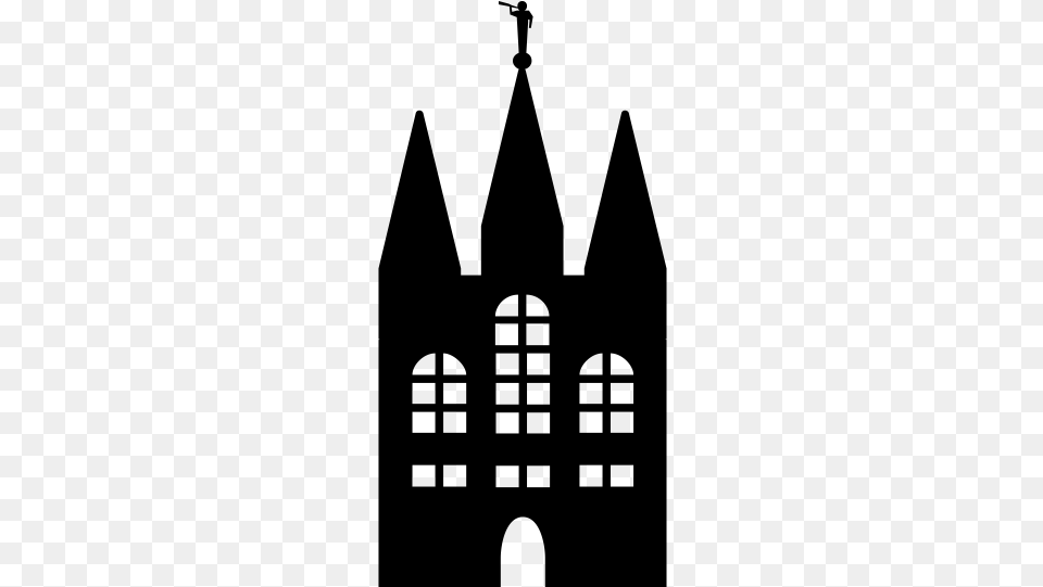 Lds Temple Icon, Gray Free Transparent Png
