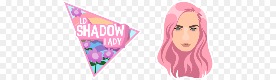 Ldshadowlady Cursor X Life Monecraft Logo, Adult, Female, Person, Woman Png Image