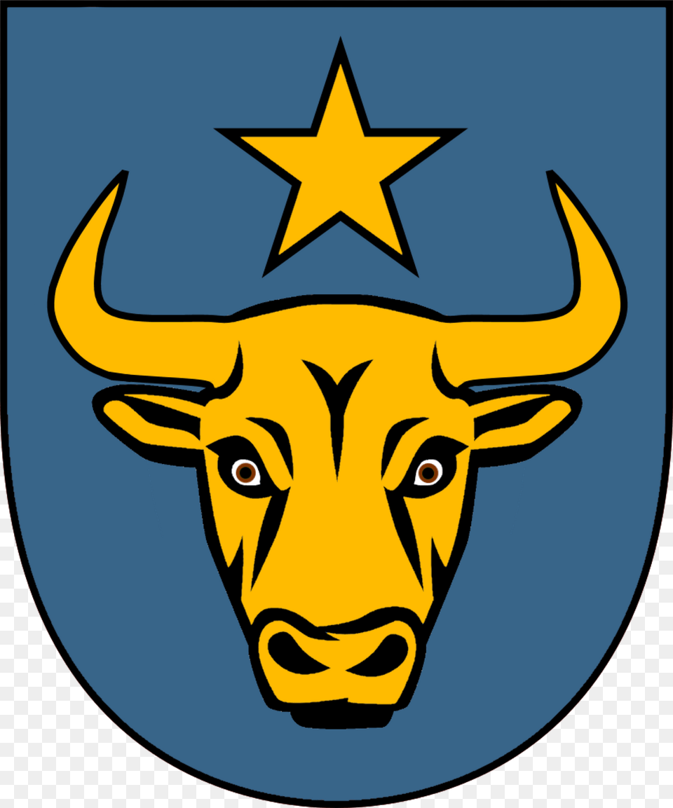Le Bouveret Coat Of Arms Clipart, Animal, Bull, Mammal, Buffalo Png