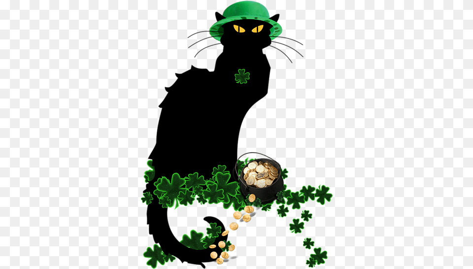 Le Chat Noir Tattoo, Green, Food, Produce Png Image