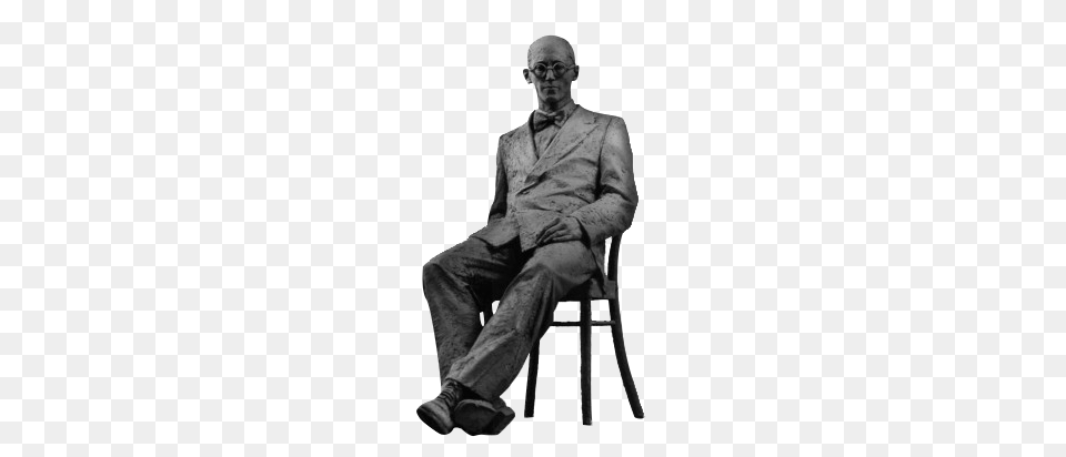 Le Corbusier Rep Entourage Le Corbusier, Sitting, Portrait, Photography, Face Free Png Download