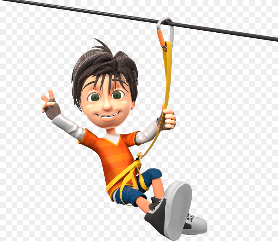 Le Grand Defi Tree Top Trails Le Grand Defi Cartoon, Baby, Person, Face, Head Free Png Download