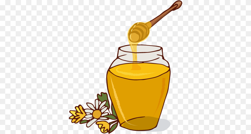 Le Miel Ce Sublime Et Divin Nectar, Food, Honey, Jar, Cutlery Png