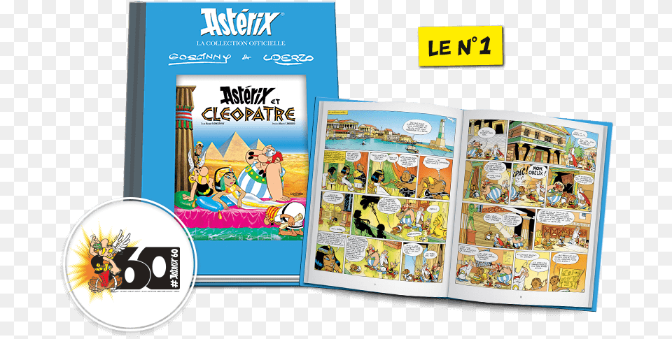 Le N1 Collection Asterix, Book, Comics, Publication, Advertisement Png Image