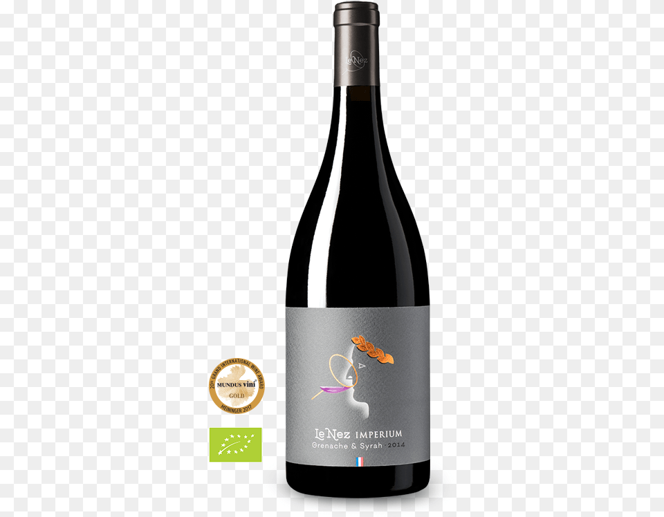 Le Nez Launches Its Organic Icon Wine Glass Bottle, Alcohol, Beverage, Liquor, Wine Bottle Free Png Download