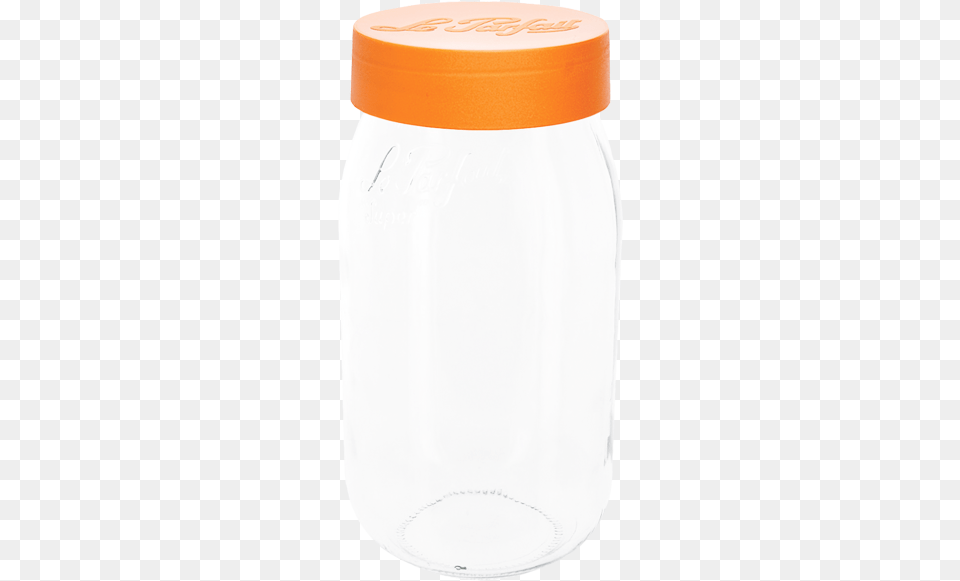Le Parfait Orange Top Jar Plastic Bottle, Tape Png
