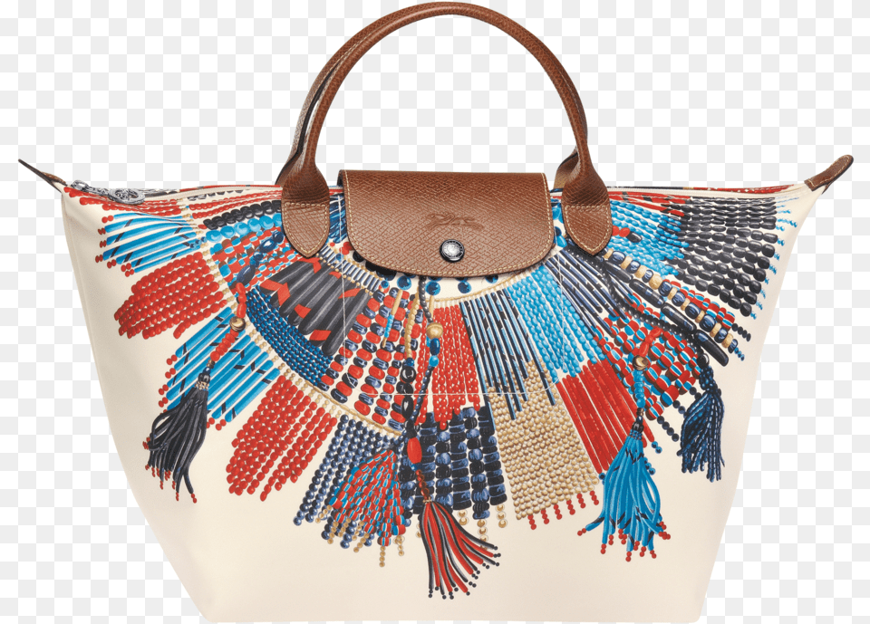Le Pliage Collection Adorned With The Longchamp Le Pliage L Massai, Accessories, Bag, Handbag, Purse Free Transparent Png