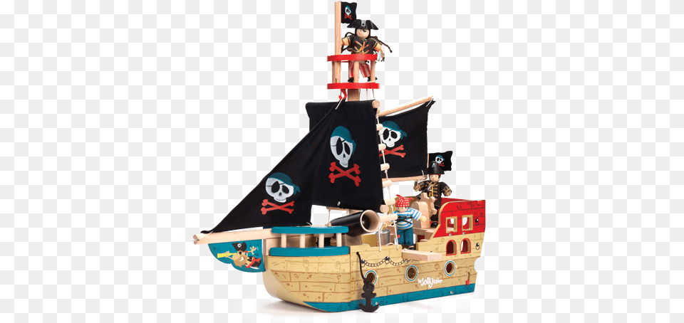 Le Toy Van Jolly Pirate Ship Le Toy Van Pirates, Person, Baby, Boy, Child Free Transparent Png