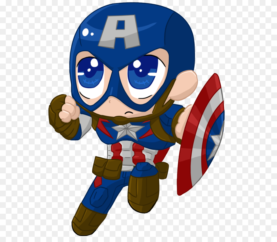 Leader Clipart Superhero Baby Captain America Cartoon, Person Png Image