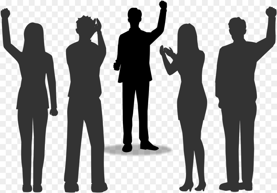 Leader Leadership Team Team Building Strategy, Silhouette, Person, Adult, Male Png Image