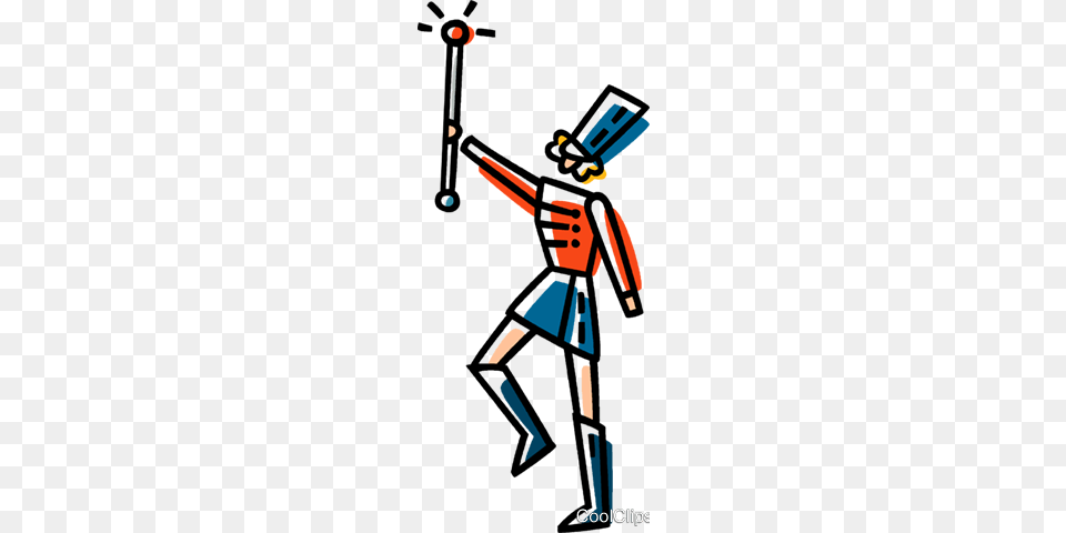Leader Of A Marching Band Royalty Vector Clip Art, People, Person Png Image