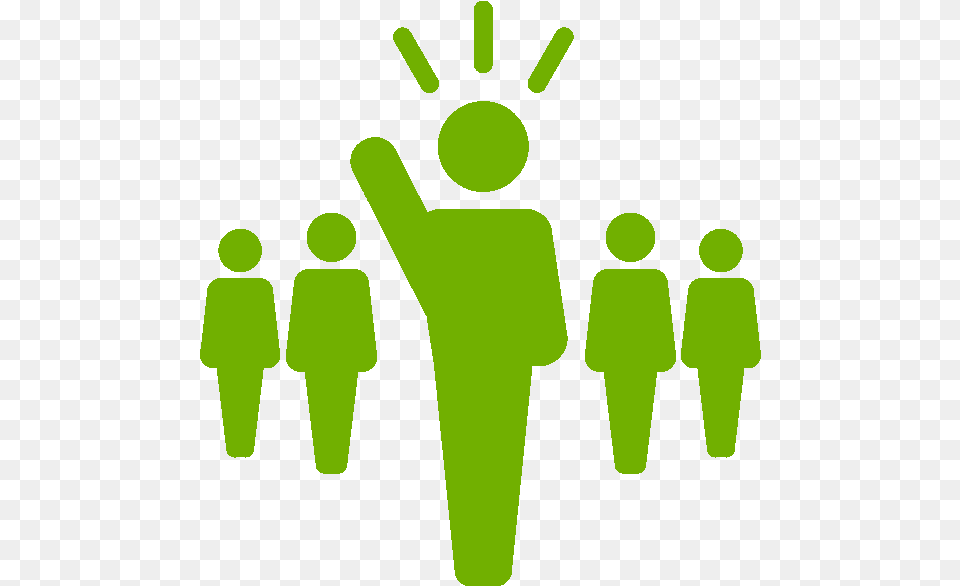 Leadership Black And White, Green, Person, Symbol Png Image