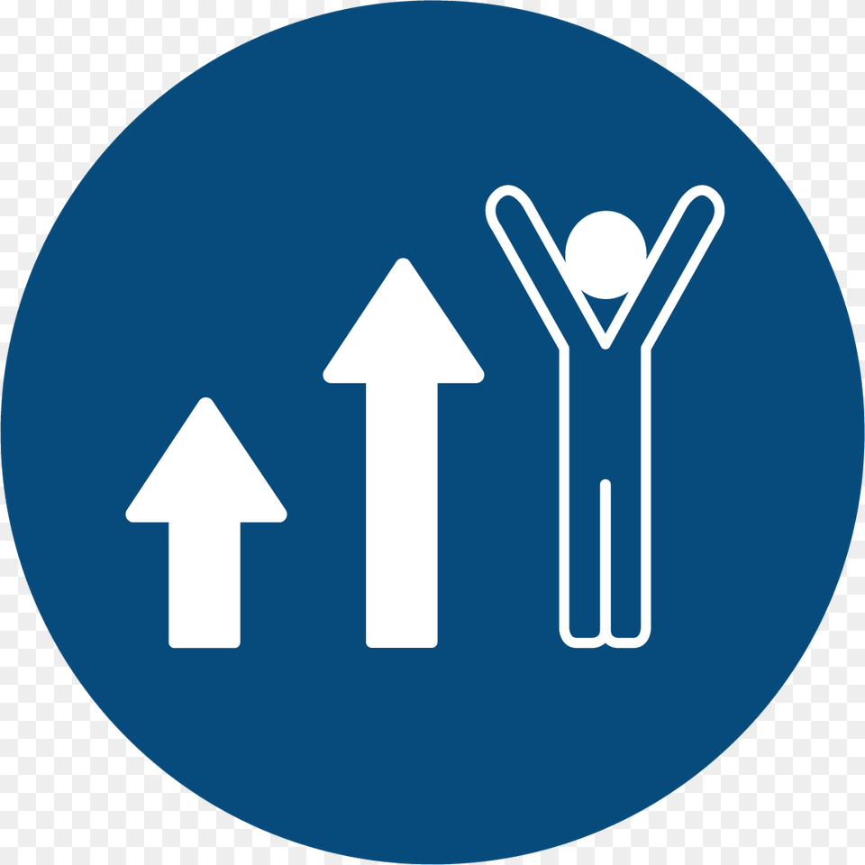 Leading Change Icon Diversified Icon Blue, Sign, Symbol, Disk, Road Sign Free Transparent Png