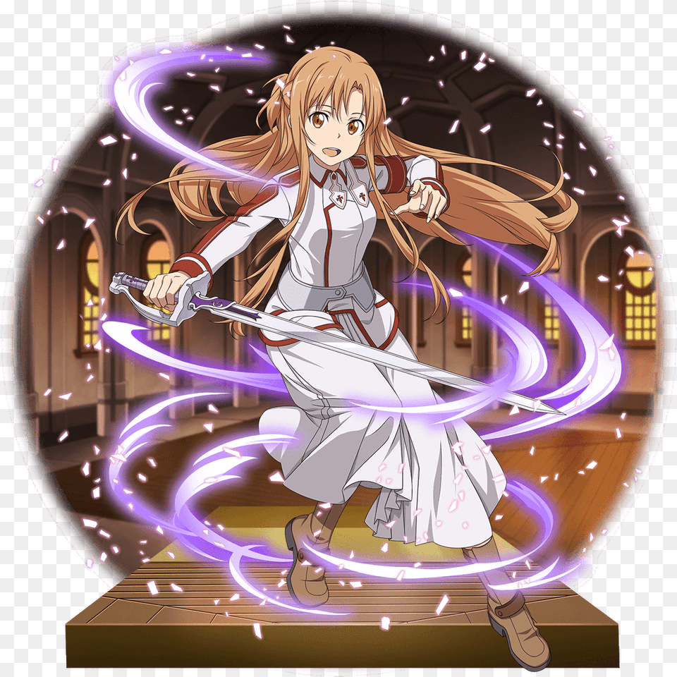 Leading Swordsman Asuna, Book, Comics, Publication, Adult Free Png Download