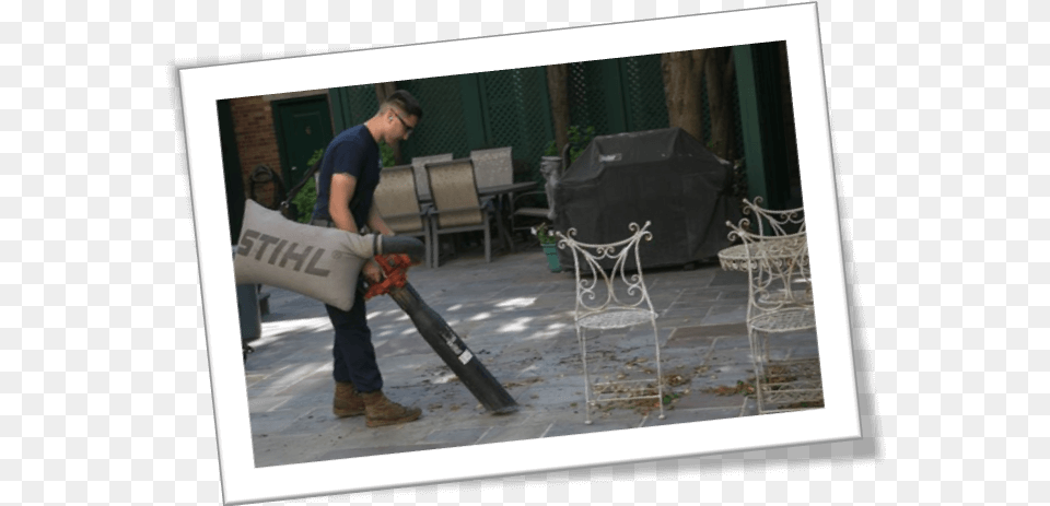 Leaf Blower Vacuum Picture Frame, Adult, Chair, Furniture, Male Free Transparent Png