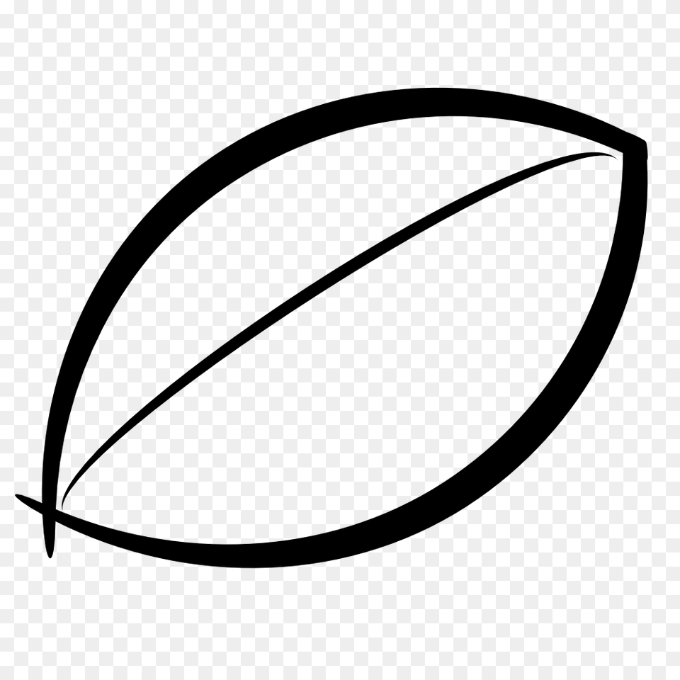 Leaf Clipart Black And White, Bow, Weapon Png