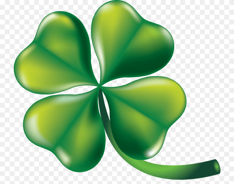 Leaf Clipart Four Leaf Clover, Green, Plant Png