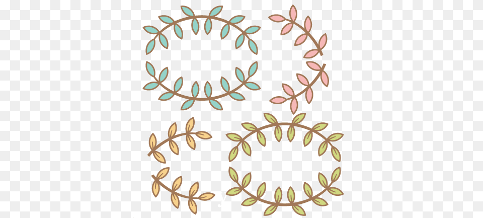 Leaf Flourish Set Svg Cut Files Flower Scal Scut Simple Leaf Flourish, Art, Floral Design, Graphics, Pattern Png Image