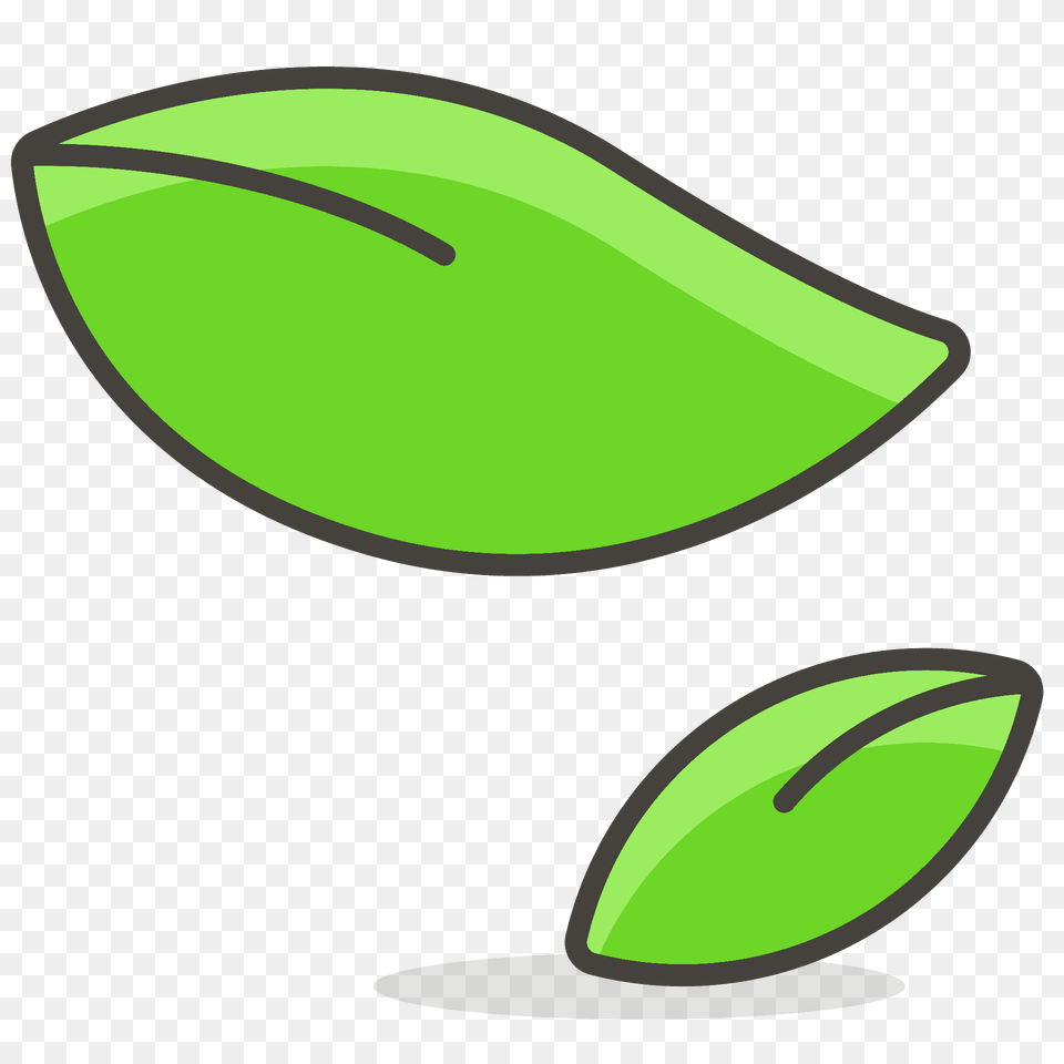 Leaf Fluttering In Wind Emoji Clipart, Bud, Flower, Plant, Sprout Png Image