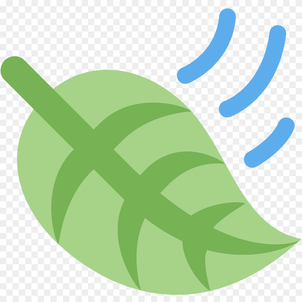 Leaf Fluttering In Wind Emoji Clipart, Animal, Fish, Sea Life, Shark Free Transparent Png