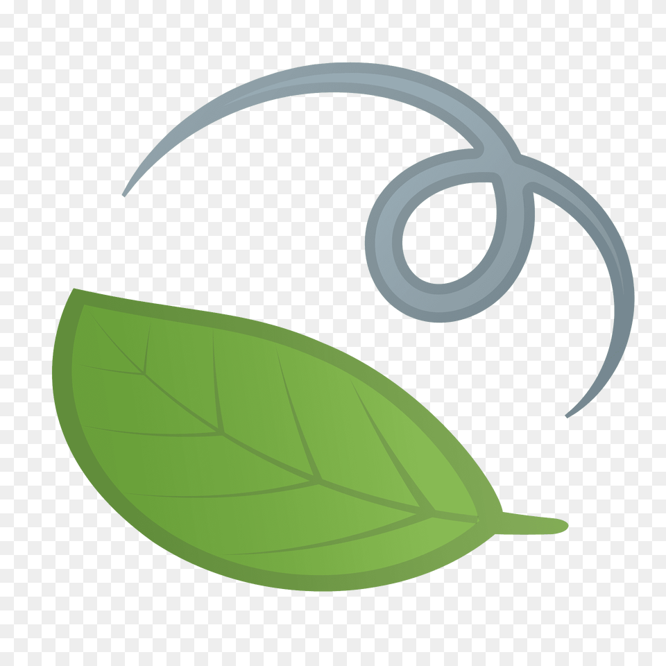 Leaf Fluttering In Wind Emoji Clipart, Plant, Herbs, Mint Free Png Download