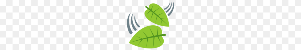 Leaf Fluttering In Wind Emoji On Emojione, Herbal, Herbs, Plant, Vegetation Free Transparent Png