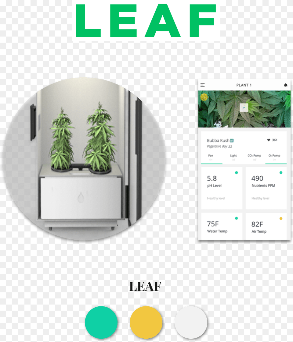 Leaf Is A Newly Released App Controlled Environmental, Jar, Plant, Planter, Potted Plant Free Transparent Png