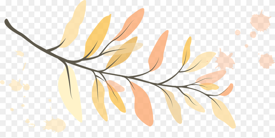 Leaf Leaves Branch Fall Autumn Nature Foliage Scalable Vector Graphics, Art, Floral Design, Herbal, Herbs Free Png Download