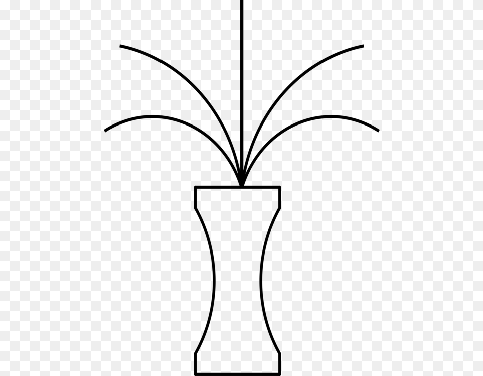 Leaf Line Plant Stem Angle, Gray Free Transparent Png