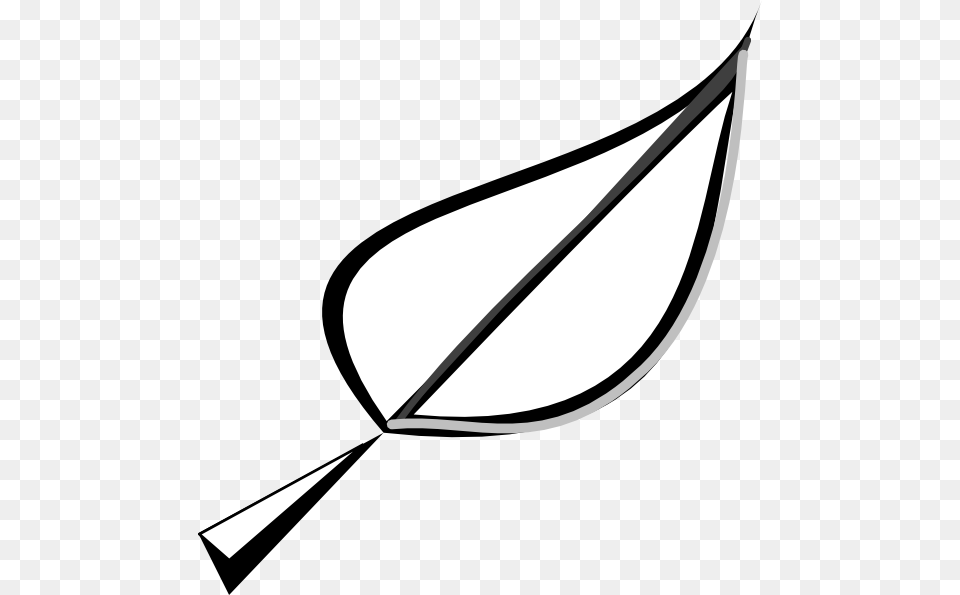 Leaf Outline Clip Art For Web, Weapon, Bow Free Transparent Png