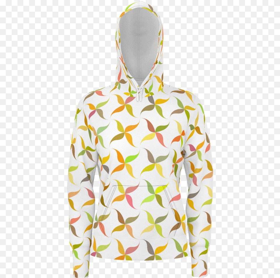 Leaf Pattern Hoodie Hoodie, Sweatshirt, Sweater, Knitwear, Hood Free Transparent Png