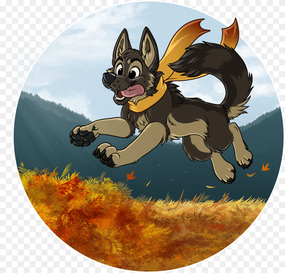 Leaf Pile, Animal, Canine, Mammal, Dog Png Image