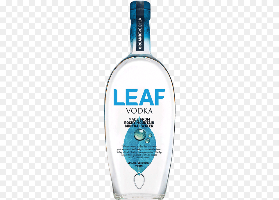 Leaf Rocky Mountain Mineral Vodka Vodka, Alcohol, Beverage, Gin, Liquor Png Image