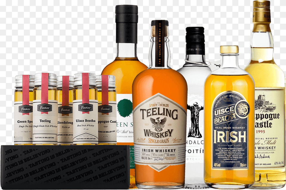 Leaf Shamrock Irish Whiskey Tasting Set, Alcohol, Beverage, Liquor, Whisky Free Png Download