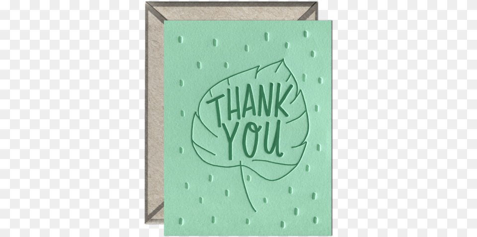 Leaf Thank You Card Greeting Card, Envelope, Greeting Card, Mail, Text Free Transparent Png