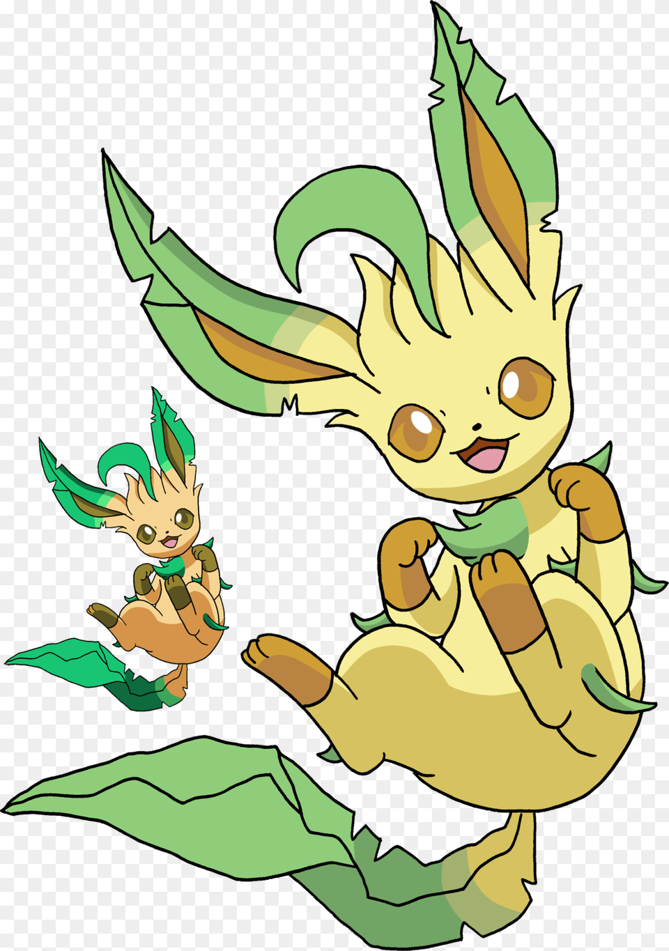 Leafeon, Baby, Person, Cartoon, Face Png
