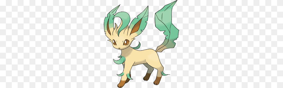 Leafeon, Art, Baby, Person Free Png Download