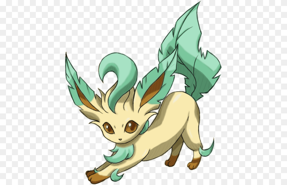 Leafeon Icons And Backgrounds Pokemon Leafeon Transparent Background, Baby, Person, Art Free Png