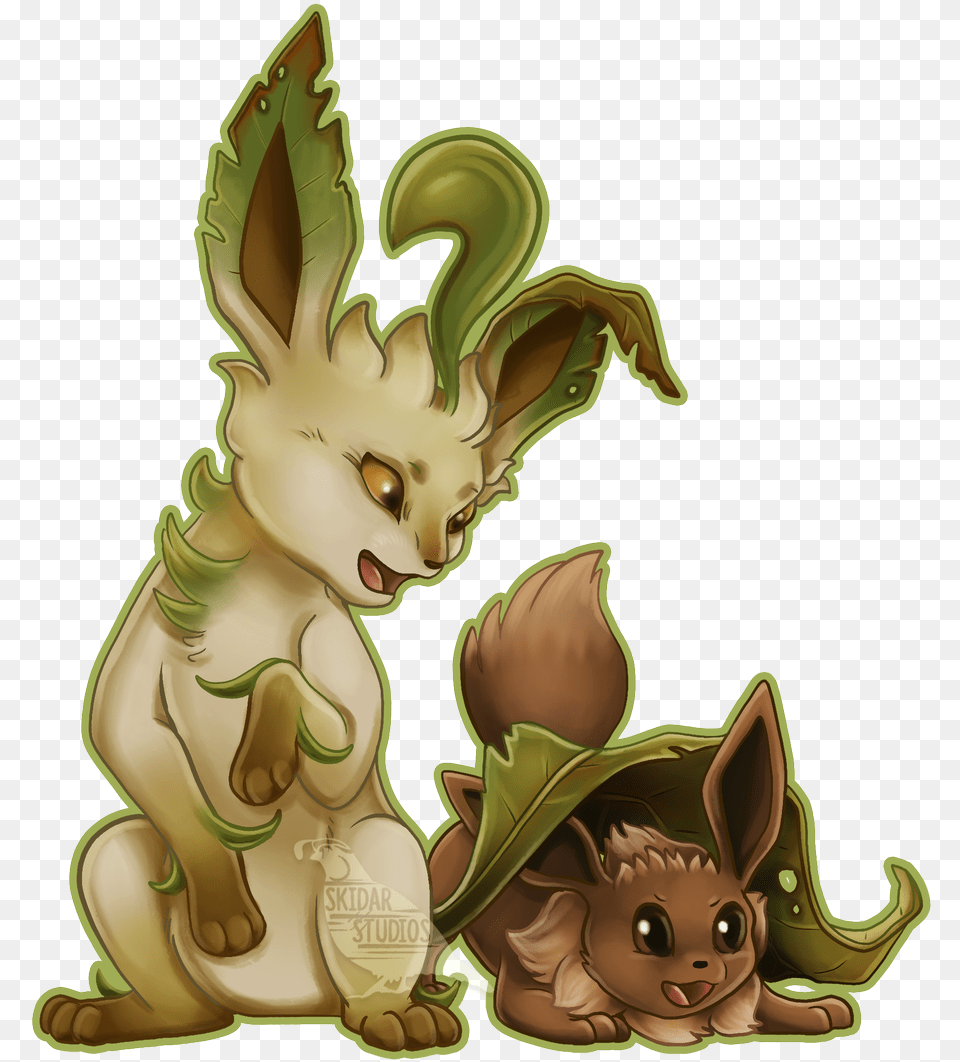 Leafeon Eevee, Baby, Person, Face, Head Png Image