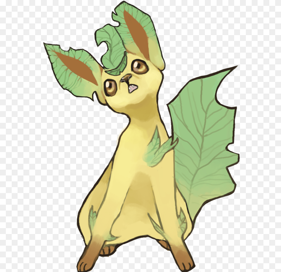 Leafeon Sticker Java Kitty Online Dragon, Plant, Leaf, Adult, Person Free Transparent Png