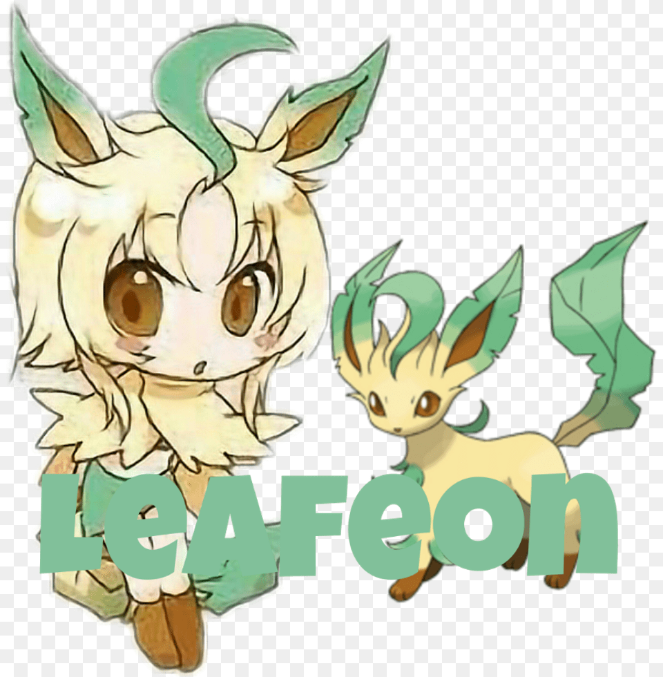 Leafeon Sticker Pokemon Eevee Evolutions, Book, Comics, Publication, Baby Free Png