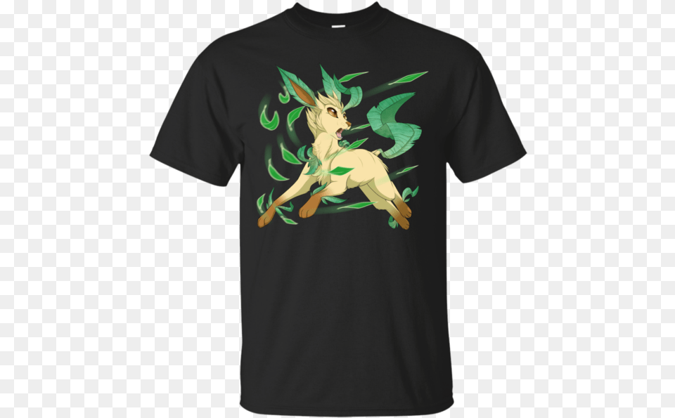 Leafeon Used Razor Leaf Leafeon T Shirt Amp Hoodie Evolst T Shirt, Clothing, T-shirt Free Transparent Png