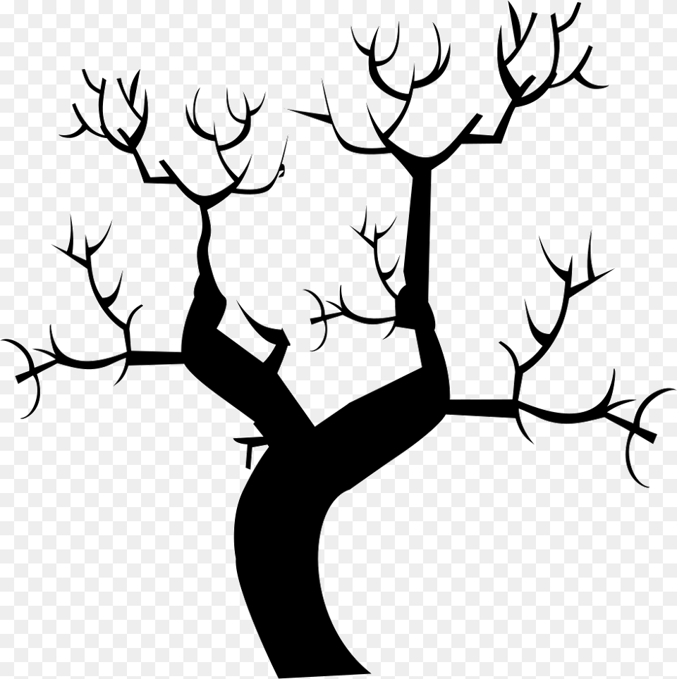 Leafless Tree Secret World Of Polly Flint Book, Silhouette, Stencil, Person, Face Free Png Download